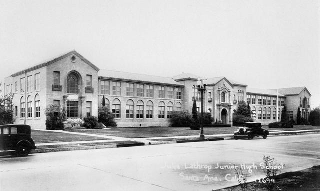 Julia Lathrop Junior High, Santa Ana, CA 1930's